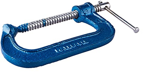 Amtech - 4 G Clamp, Malleable Iron, Steel Spindle, Sliding T-Handle, General Purpose Clamping
