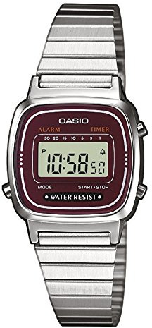 Casio Damen-Armbanduhr XS Collection Digital Quarz Edelstahl LA670WEA-4EF
