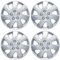 BDK KT-1021-16 King1 Silber Radkappen Radabdeckungen für Toyota Camry 2006-2014 16 Zoll - Vier (4) Stück Korrosionsfrei & Stabil - Volle Hitze & Schlagfest Grade - OEM Ersatz 4 Packung