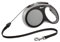 flexi New Comfort Retractable Cord Lead, Medium, 8 m, Grey