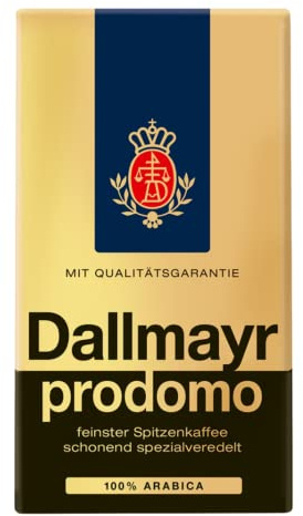 Dallmayr PRODOMO Kaffee gemahlen - 12x 500g (6 kg) - 100% Arabica