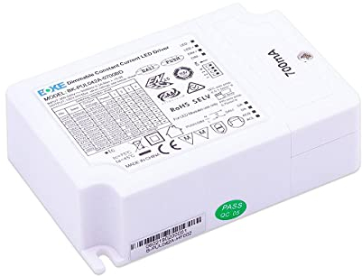 LED Treiber 42W 3-84V 0.6-1.1A IP20 dimmbar DALI / 1-10V / PUSH, BOKE BK-PUL042A-0700BD Konstantstrom CC