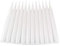 hdg Baumkerzen 12er Pack handgefertigte Kerzen aus Dänemark Ø 1,3 cm / 12 cm, Kerzen Farbe: weiß