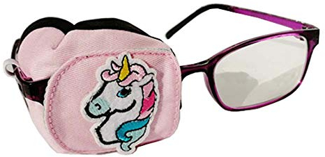 FANCYPUMPKIN Creative Eye Patch Patch Lunettes Uniques Couvrent Le Traitement de l'amblyopie pour Les Yeux Paresseux pour Les Enfants (œil Droit), A