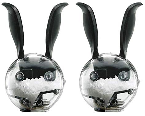 ZJHCC Salt and Pepper Grinder Set, Manual, Creative Rabbit Design, Multi-Functional Spice Bottle,2 Pieces