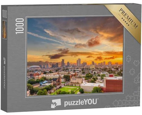 puzzleYOU: Puzzle 1000 Teile „New Orleans in der Abenddämmerung“ – aus der Puzzle-Kollektion New Orleans