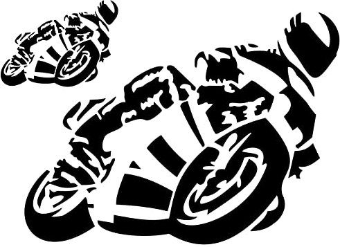 Nation Motorrad Aufkleber Karte Sticker - F-007