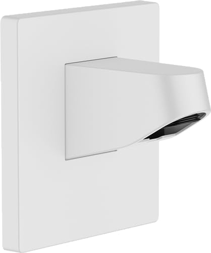 hansgrohe Pulsify S - Brausearm für Kopfbrause, Wandanschluss für Duschkopf Pulsify S 105mm, Mattweiß