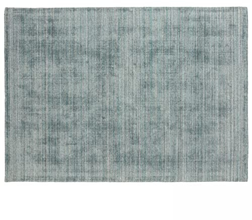 Oviala Teppich, Chenille, rechteckig, bedruckt, Hellblau, 160 x 230 cm