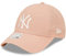 New Era York Yankees MLB Linen Rose White 9Forty Adjustable Women cap - One-Size