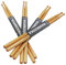 WAMBOOKA - Baquetas para batería de nogal americano - Paquete de 4 pares - Serie American Standard® - 5A - 5B - Punta de goteo de madera (5B)