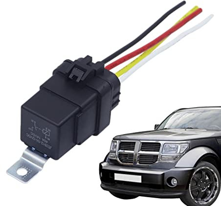 Raxove Wasserdichtes Kfz-Relais – 12 V/24 V Kfz-Pigtail-Relais – 4/5-poliges Relais für elektrische Anlage, Zentralverriegelung, Hupen, Nebelscheinwerfer, LED-Arbeitsscheinwerfer
