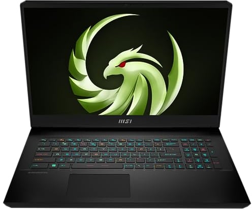 MSI Alpha 17 C7VG-031 , Gaming Laptop, 43,9 cm (17,3 Zoll) QHD, 240 Hz, AMD Ryzen 9 7945HX, 32 GB DDR5-5200, 1 TB SSD, NVIDIA GeForce RTX 4070, Windows 11 Home, QWERTZ Tastatur, Schwarz