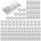 Firtink 110 Stück Dreadlocks Schmuck, Haarschmuck Ringe Verstellbar Metall Haarschmuck Sliber Braids Schmuck Haar Schmuck mit Aufbewahrungsbox Aluminium Haarringe, für Zöpfe Dekoration(Sliber)