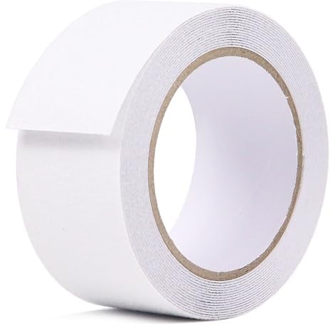 QILIMA Anti-Rutsch-Band Transparent High Traction Sicherheits-Track-Band-50MM X 5M Anti-Rutsch-Klebeband, starkes Traktion Grip-Band, für Treppen, Stufen, Rampen, Decks, Gehwege