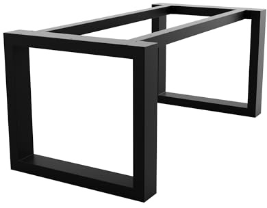 MetaloPro Pieds de Table Extr - Acier Robuste 200x80x72cm | Pieds de table en acier massif, finition Extr, montage rapide sans outil compliqué, compatible tout plateau, charge lourde