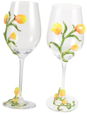 Garneck Coppia Di Calici Di Con Piedini Per Vino Liquori E Whisky