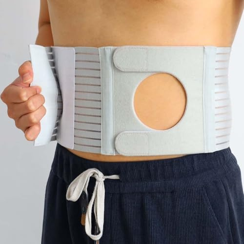 Cintura per stomia, fornitura di stomia addominale, forniture mediche per stomia, cintura Stealth per coperture sacche stomia colostomia per uomini e donne per prevenire l'ernia dello stoma e