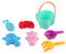 NUSITOU Beach Sand Toys Lightweight 7pcs Boys and Girls Beach Toys Sand Tools Set for Summer Fun Compact and Easy to Carry Sand for Kids