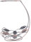 GREENADSCAPE 1 Pc casier à vin Dessous de Verre estante Martini Lunettes coupé Range Bouteille Range Verre Porte-Bouteilles de vin Solide Organisateur de gobelet de Bouteille de vin Fer forgé