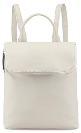 Lloyd Baker London - AGRA Rucksack - 100% echtes Vollnarbenleder Damen Rucksack, weiß, 38