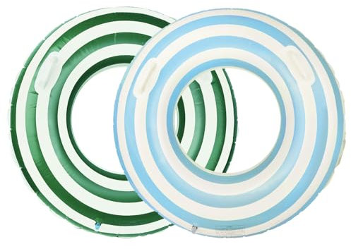 Schwimmring Erwachsene Groß- Aufblasbarer Schwimmring Schwimmreifen mit Griffen, Pool Schwimmring für Erwachsene, Sommer Wasser Pool Floating Ring für Schwimmbad Wasser Outdoor Spielzeug Party Zubehör