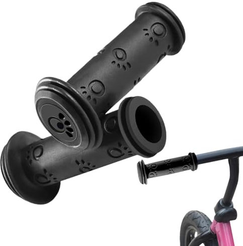 YNPQTDS Fahrrad-Lenkergriffe, weiche, rutschfeste Fahrradgriffe – Kinderroller-Griffe, Gummi-Griffabdeckung, Kinderfahrräder, Griffe für und Mädchen, Kinderfahrräder, einfarbig