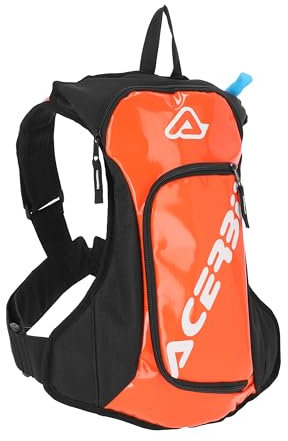 Acerbis Acqua Logo Trinkrucksack 5L Camelbag Motorrad Fahrrad Backpack (Orange, Universal)
