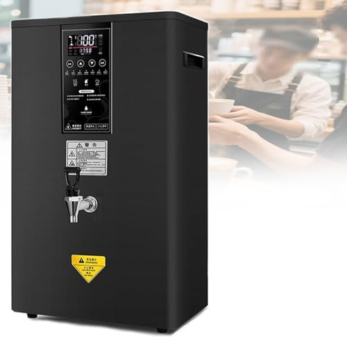 Instant Water Machine,Commercial Hot Water Dispenser,3000w,LCD Touch Screen,Precise Constant Temperature,for Various Beverage Shops,Coffee Shops,Offices,Black-50L