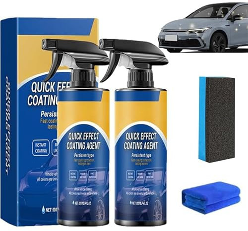 Agente de recubrimiento de efecto rápido para automóviles, aerosol de recubrimiento de alta protección 3 en 1 para automóviles, que repara rayones y desgaste rápidamente