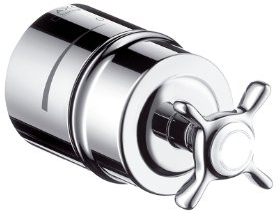 Hansgrohe Farbset Fixfit Stop mit Rückfluss Verhinderer, verchromt, 16882000