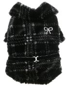 Puppy Angel Fluff Puff Coat, L, Schwarz