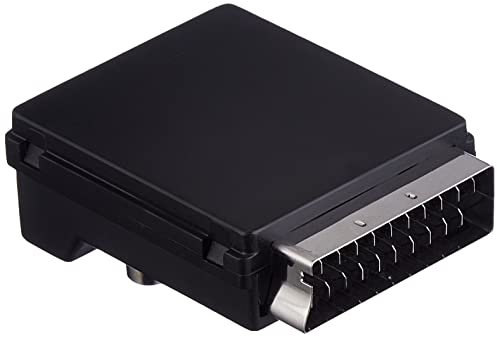 Connectland AD-PERITEL-SVHS-RCA Adaptateur pour Vidéo S-VHS/S-Vidéo Noir