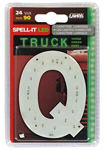 Lampa 98825 Buchstabe Q, 24 V, grüne LEDs