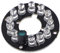 sourcing map CCTV CCD Camera 12 LED Lamp IR Infrared Board Plate