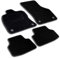 Bär-AfC Auto Fußmatten Classic passend für Mazda 2 DE 2007-2011, Autoteppiche Nadelvlies Schwarz, Rand Kettelung Schwarz, Textiler Trittschutz, Set 4-teilig, MA01899