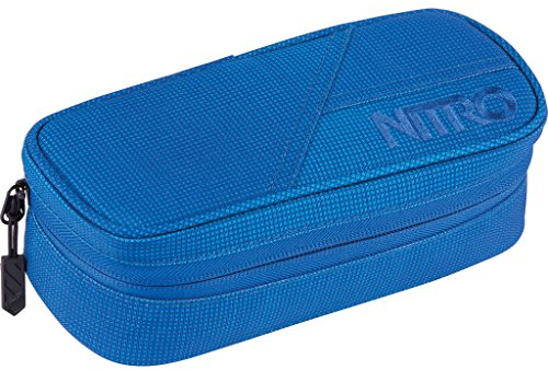 Nitro Pencil Case, Federmäppchen, Schlampermäppchen, Faulenzer Box, Federmappe, Stifte Etui, Blur Brill.Blue