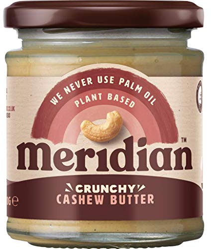 Meridian 100% Crunchy Cashew Butter 170g x 2 (Pack of 2)