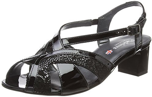 Padders Charm, Women’s Open Toe Sandals, Black (Black 60), 6.5 (40 EU)