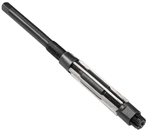 sourcing map 13,75-15,25 mm verstellbarer Hand-Reibahle HSS H8 6 gerader Nutenfräser