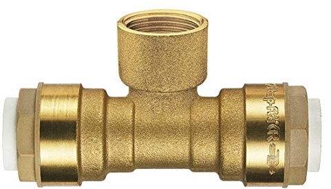 ITAP-FIT -IT635B034022- Messing-Steckverbinder T-Stück für Cu-Rohr Ø 22 mm x 3/4 IG - DVGW