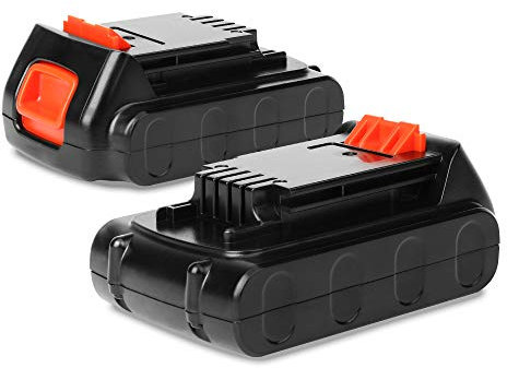 2x CELLONIC Battery Replacement for Black & Decker STC1820CM, STC1840EPC,STC1820PC, BDCDD186K,GKC1820L20 BL2018, BL1518, LB20,LBX20,LBXR20 Cordless Power Tools - 18V Li Ion 2Ah