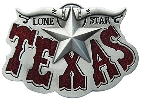 Urban Backwoods Texas Longhorn V Gürtelschnalle für Wechselgürtel Buckle