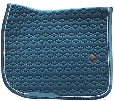 Kentucky Tapis de selle - Velours - Vert moyen - Tapis de selle de dressage