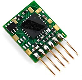 Gaugemaster DCC93 Ruby Series 2fn Kleiner DCC-Decoder, 6-polig