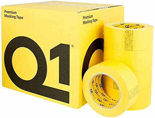Q1 Nastro adesivo di alta qualità da 48 mm x 50 pezzi, ad alte prestazioni, con un adesivo a base in gomma con una resistenza di temperatura di 110 °C