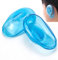 minkissy 2Pcs Silicone Protector Ear Covers Hair Dye Ear Shield Waterproof Ear Covers for Shower Hair Dyer Salon Barber Ear Covers for Shower Ear Caps for Shower Adult Men Women (Blue)