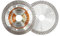 BGTEC Disque Diamant Turbo Super Mince - 2 pièces 115mm Lame de Scie Circulaire Diamètre de l'alésage 22,23 mm Pour découper la céramique/carrelage, le granite et les matériaux durs