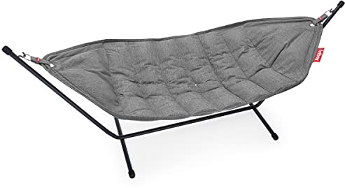 Fatboy® Headdemock Superb grau | Bequeme Hängematte | für 2 Personen geeignet | wasserabweisend und schmutzabweisend | UV-beständig | mit Gestell