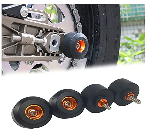 Für RC 125 200 250 390 Duke Motorradzubehör Vorne Hinten Gabel Radschutz Crash Sliders Cap Pad Für RC390 Duke 390